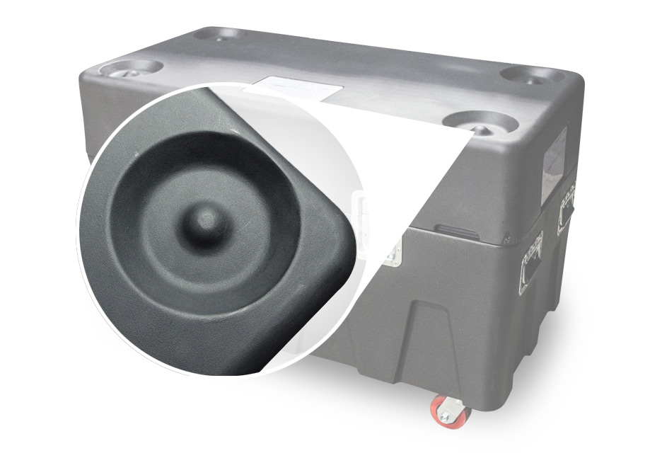 Stackable Caster Cups The MTN BOX